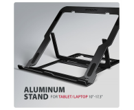 Axagon STND-LAB Podstawka do laptopów i tabletów 10-17,3' czarna - 1485479 - zdjęcie 6